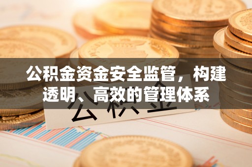 都匀公积金资金安全监管，构建透明、高效的管理体系