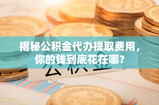都匀揭秘公积金代办提取费用，你的钱到底花在哪？
