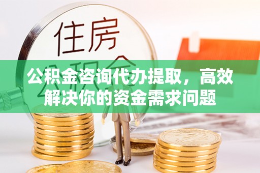 都匀公积金咨询代办提取，高效解决你的资金需求问题